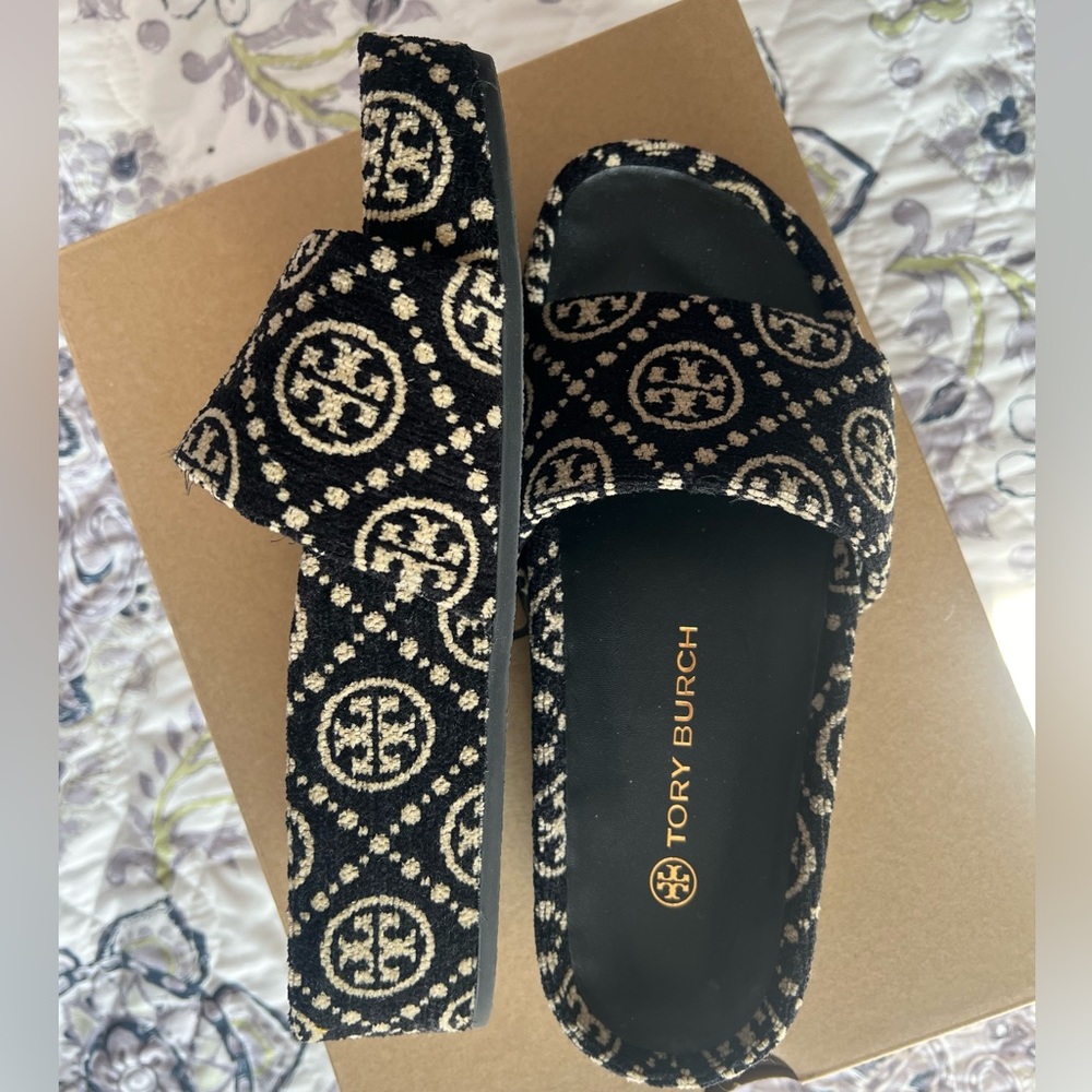 Tory Burch Platform Slides | NWT | Size 7